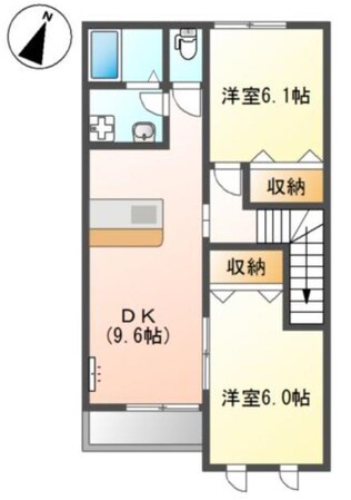 ファインハイムSATO IIの物件間取画像
